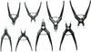Hazet 1845/8 Jeu de pinces pour circlips Adapté pour (pinces pour circlips) circlips intérieurs et extérieurs 19-60 mm, 8-11 mm 19-60 mm, 10-25 mm Forme de la panne (détails) coudée 90°, droite