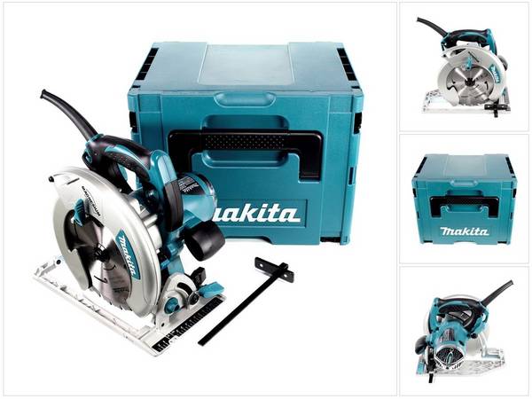 Scie circulaire 1800 W diam 210 mm en coffret MakPac - MAKITA 5008MGJ