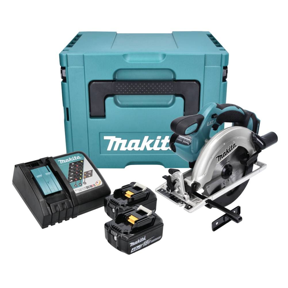 Scie circulaire 18V LXT diam165 mm -2x4,0 Ah- en MAKPAC - MAKITA DSS611RMJ-1