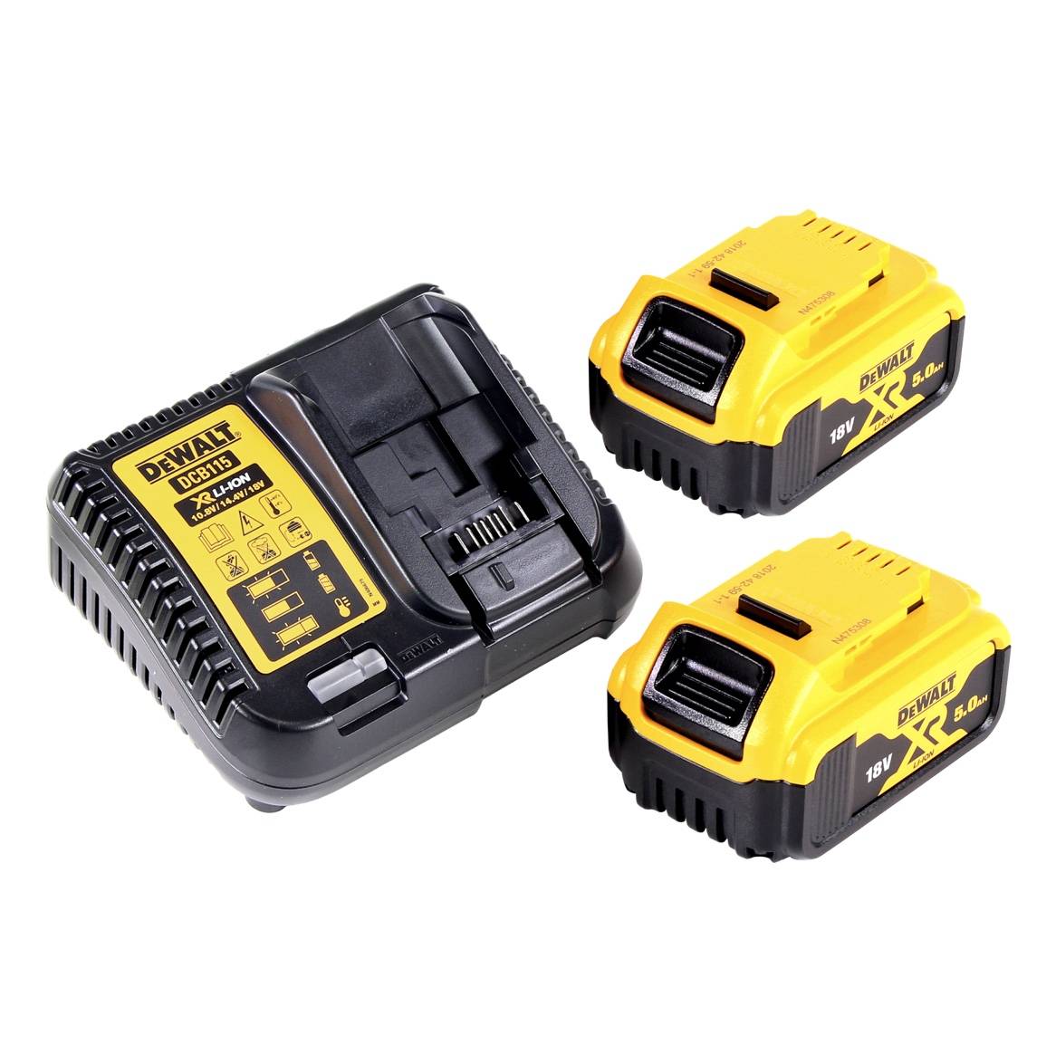 Boulonneuse à chocs 18V XR + 2 batteries 5 Ah + chargeur en coffret T-STAK - DEWALT - DCF899P2-QW-3