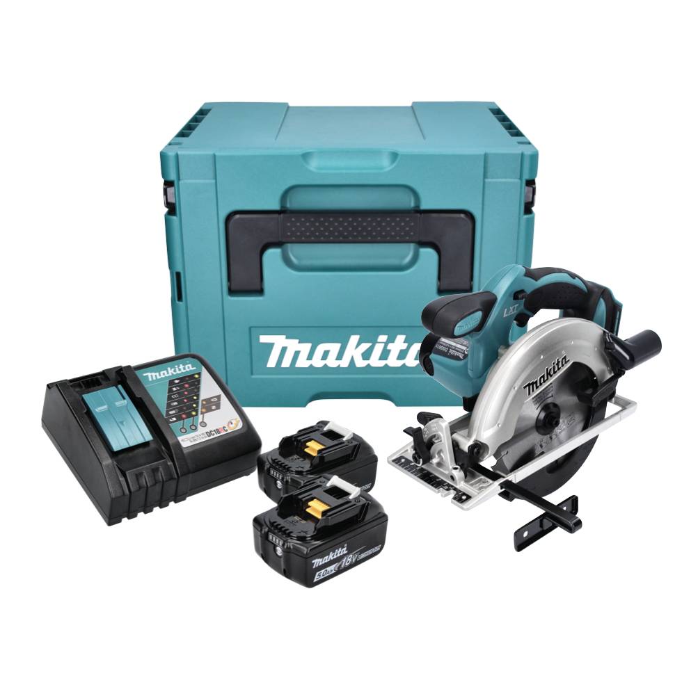 Scie circulaire 18V LXT diam165 mm -2x5,0 Ah- en MAKPAC - MAKITA DSS611RTJ-1