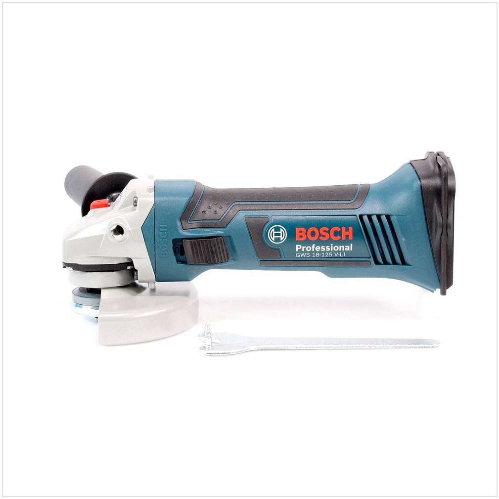 Meuleuse d'angle sans fil Bosch Professional 060193A308 125 mm sans batterie, + mallette 18 V-2