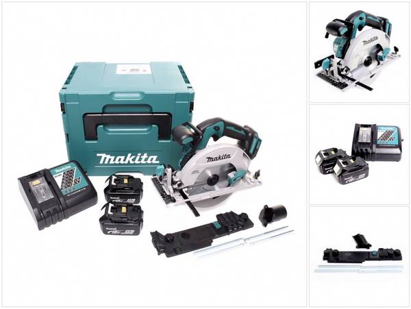 Scie circulaire 18V LXT diam165 mm -2x4,0 Ah- en MAKPAC - MAKITA DHS680RMJ
