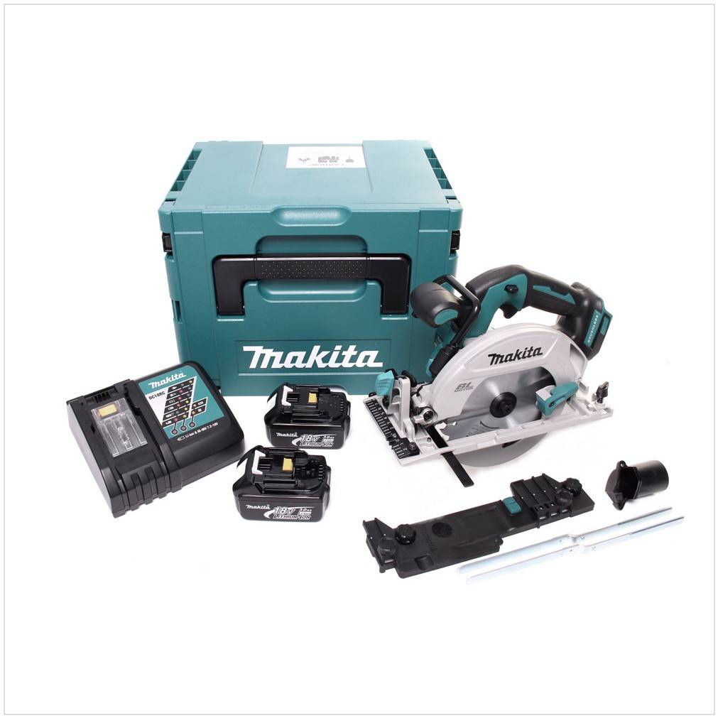 Scie circulaire 18V LXT diam165 mm -2x3,0 Ah- en MAKPAC - MAKITA DHS680RFJ-1