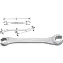 Hazet 612-30X32 612 Clé polygonale double ouverte Ouverture de clé (métrique) 30 - 32 mm