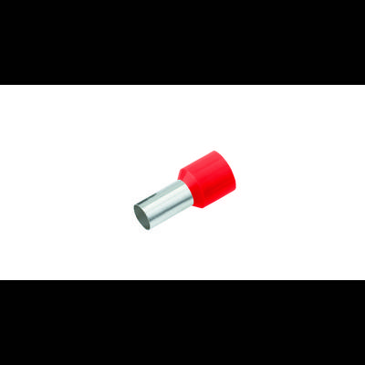Embout simple d'extrémité de câble Cimco 18 1002 1 mm²  x 8 mm partiellement isolé rouge 100 pc(s) 