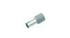 Cimco 18 1006 Embout simple d'extrémité de câble 2.5 mm² partiellement isolé gris 100 pc(s)