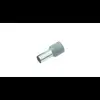 Cimco 18 1006 Embout simple d'extrémité de câble 2.5 mm² partiellement isolé gris 100 pc(s)