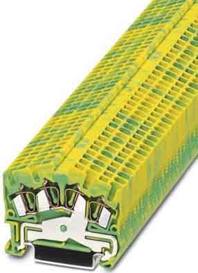 Bloc de jonction simple Phoenix Contact STS 2,5-QUATTRO-PE 3031759 vert, jaune 50 pc(s)-0