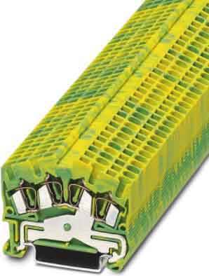 Bloc de jonction simple Phoenix Contact STS 2,5-QUATTRO-PE 3031759 vert, jaune 50 pc(s)-2
