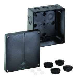 Boîte de raccordement Spelsberg Abox-i 100-L/sw 49191001 (L x l x H) 140 x 140 x 79 mm noir IP65-1