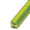 Bloc de jonction pour conducteur protection miniature Phoenix Contact MSB 2,5-PE 3244151 vert, jaune 50 pc(s)