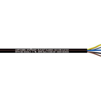 LAPP ÖLFLEX® CLASSIC 130 H BK Câble de commande 4 G 4 mm² noir 1123435-500 500 m