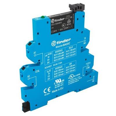 Interface modulaire à relais MasterBASIC N/A coupure 250 V/AC 6 A Finder 39.01.0.006.0060-0