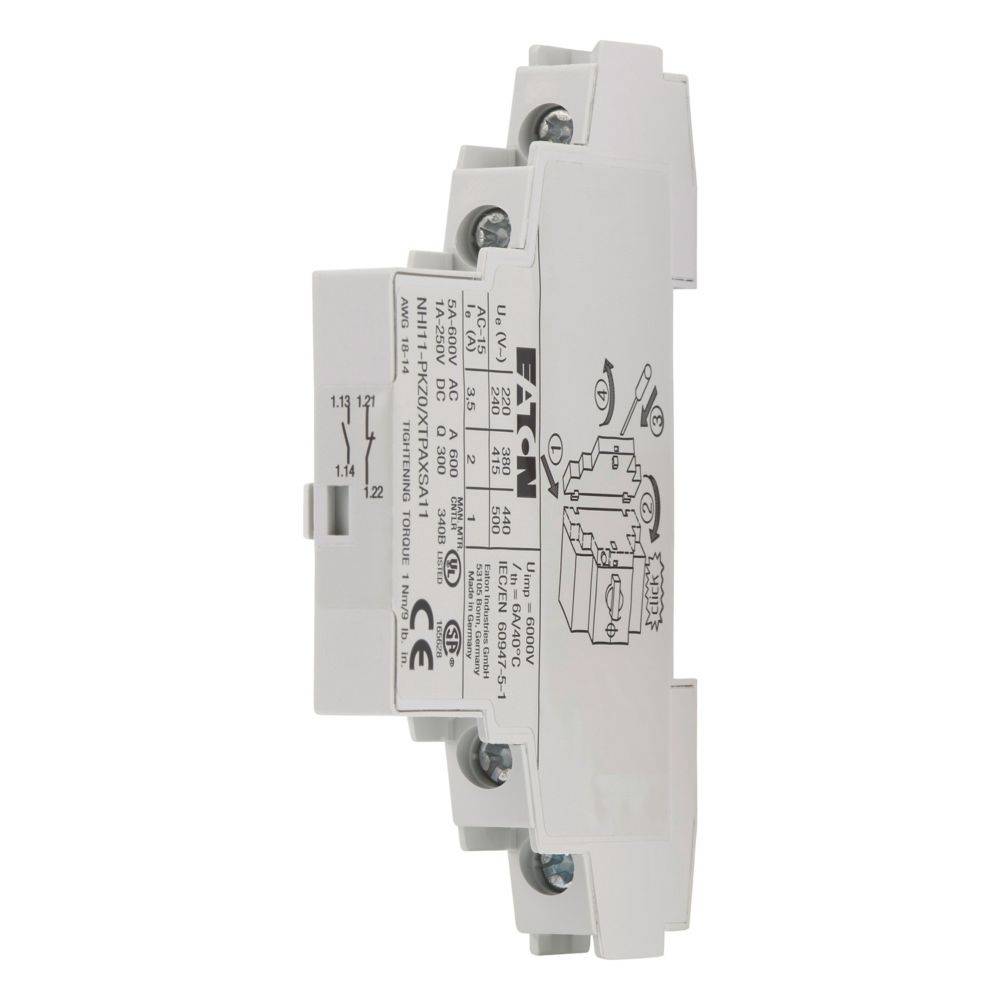 Interrupteur normal auxiliaire EATON NHI11-PKZ0