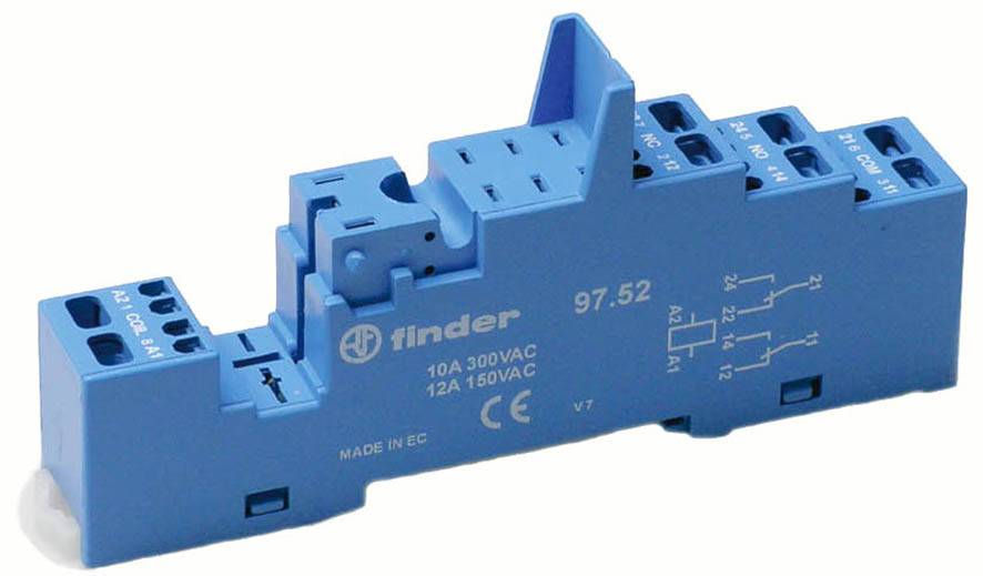 Finder 97.52 Support relais Finder 46.52 (L x l x H) 97.52 x 15.8 x 32.5 mm 1 pc(s)
