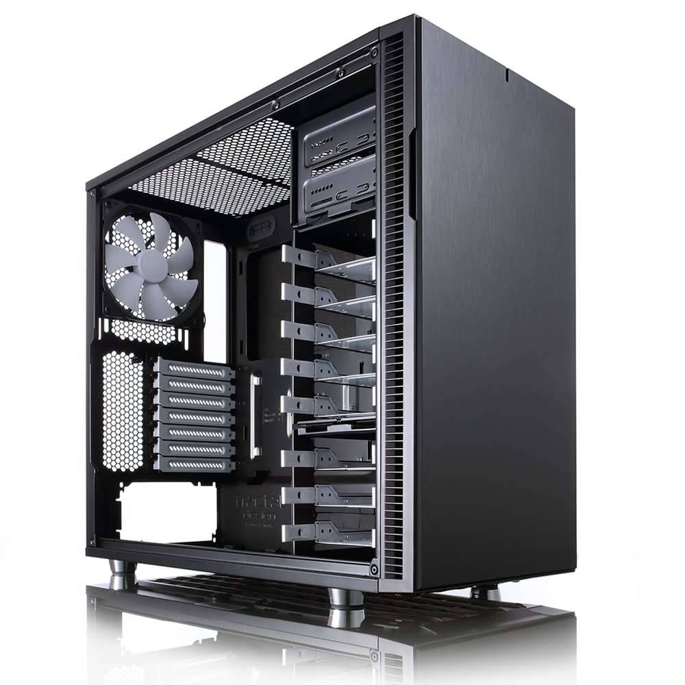 Fractal Design Define R5, Midi Tower, PC, Noir, ATX, micro ATX, Mini-ITX, 18 cm, 44 cm-1