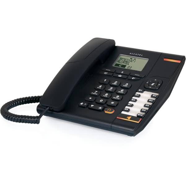Alcatel temporis 880 téléphone lcd avec prise casque-0