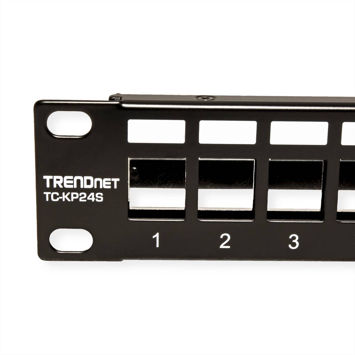 TRENDnet TC-KP24S Panneau de brassage vide à 24 ports pour Keystones 1U-2