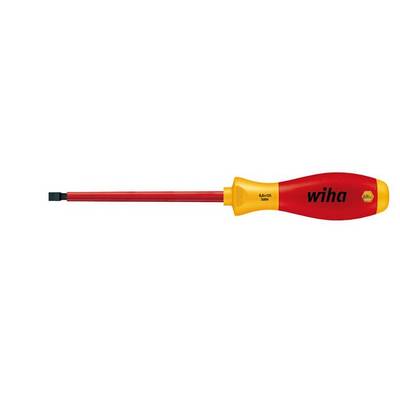 VDE Tournevis pour vis à fente Wiha SoftFinish electric 00832 Largeur de la lame: 10 mm Longueur de la lame: 200 mm