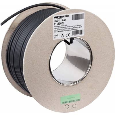 Câble coaxial  Kathrein LCD 115 A+ 21510028 75 Ω 105 dB noir 100 m