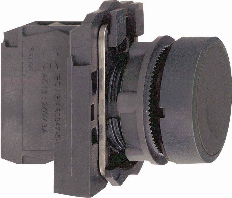Schneider Electric XB5AA21 Harmony XB5AA21 Bouton-poussoir actionneur plat 1 bouton noir décrochage par pression 1 pc(s)-0