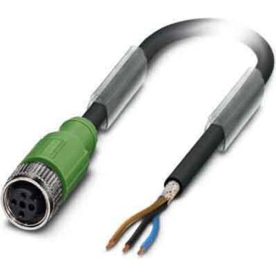 Câble pour capteurs/actionneurs Phoenix Contact SAC-3P-10,0-PUR/M12FS SH 1500680  Contenu: 10 pc(s)