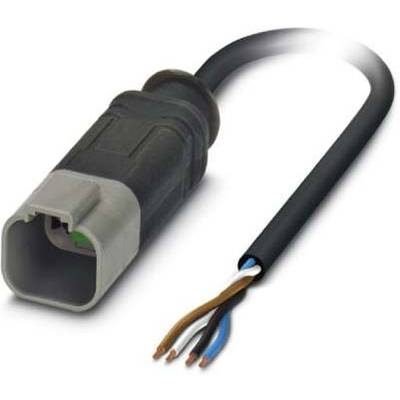 Câble pour capteurs/actionneurs, extrémité libre, connecteur mâle droit DT04-4P Pôle: 4 Phoenix Contact SAC-4P-DTMS/ 1,5