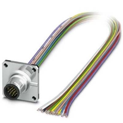 Connecteur mâle encastrable pour capteurs/actionneurs Phoenix Contact SACC-SQ-M12MS-17CON-20/0,5 1441723 1 pc(s)