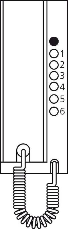 Siedle 200005876-00 Accessoire pour interphone Accessoire de montage noir