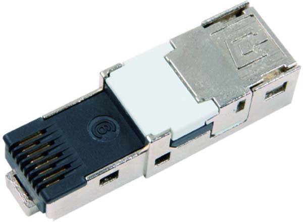 STX V1 RJ45-Insert mâle Cat.6 Telegärtner 100007454 RJ45 mâle, droit Pôle: 8P8C argent (métallisé) 1 pc(s)-2