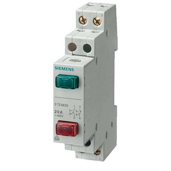 Interrupteur Bouton-poussoir SIEMENS 3SB3500-0AA41 - Vert - Neuf (excédent De Stock)