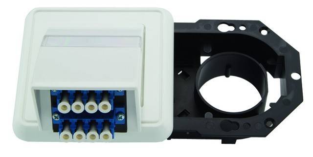 Telegärtner 100022454 Adaptateur fibre optique (FO) blanc 1 pc(s)-1