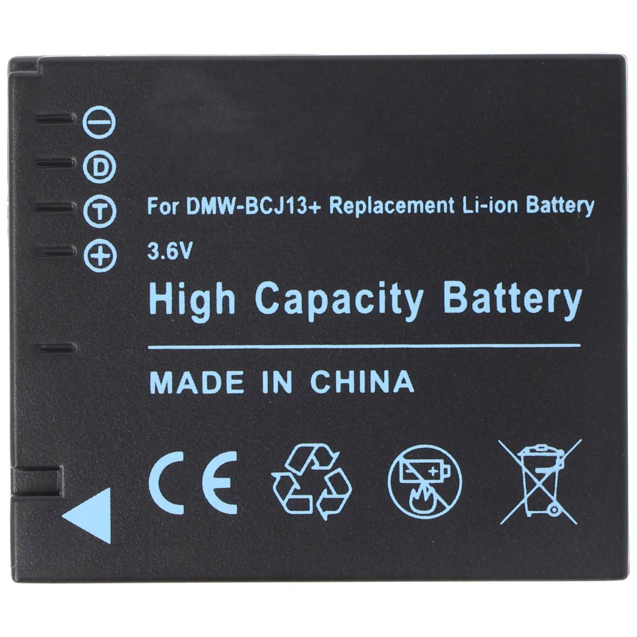 Batterie compatible pour Panasonic DMW-BCJ13E, DMC-LX5, DMW-BCJ13-3