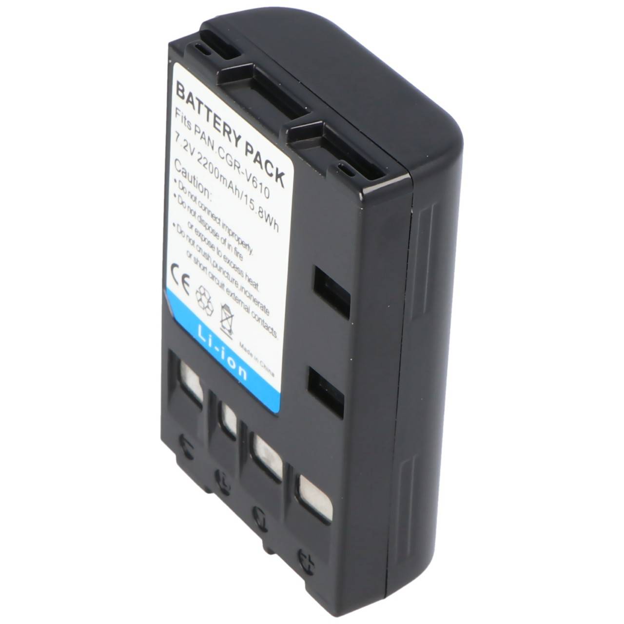 AccuCell batterie adaptéee pour Panasonic CGR-V14S, CGR-V610 CGR-V620-3