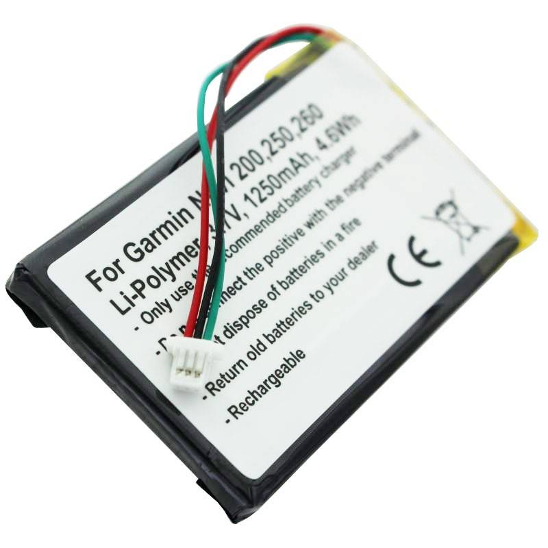 Batterie adaptée pour Garmin Nuvi 200, Nüvi 361-00019-11-2