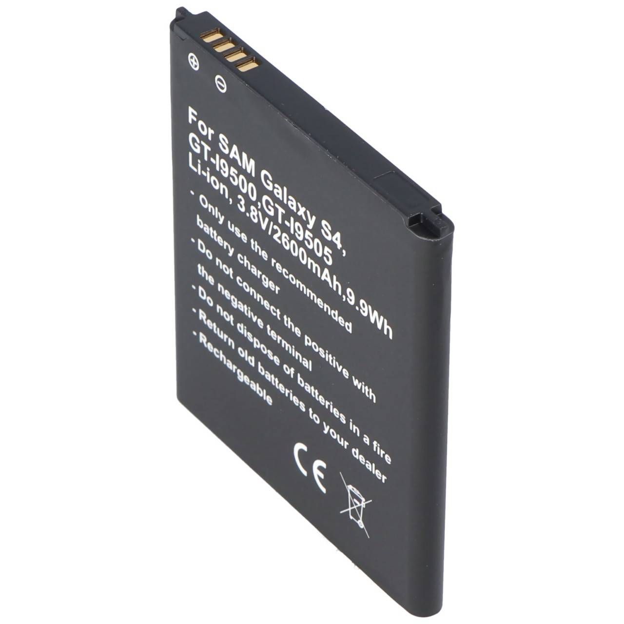 Batterie compatible pour Samsung Galaxy S4 Galaxy S4 LTE + active, GT-I9295, GT-I9500, GT-I9505, GT-i9515-2