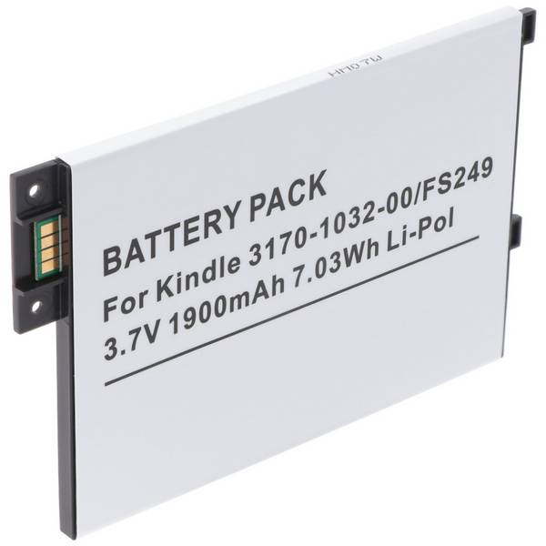 Batterie pour Amazon Kindle 3, Kindle 3 WiFi, Kindle Graphite 170-1032-00