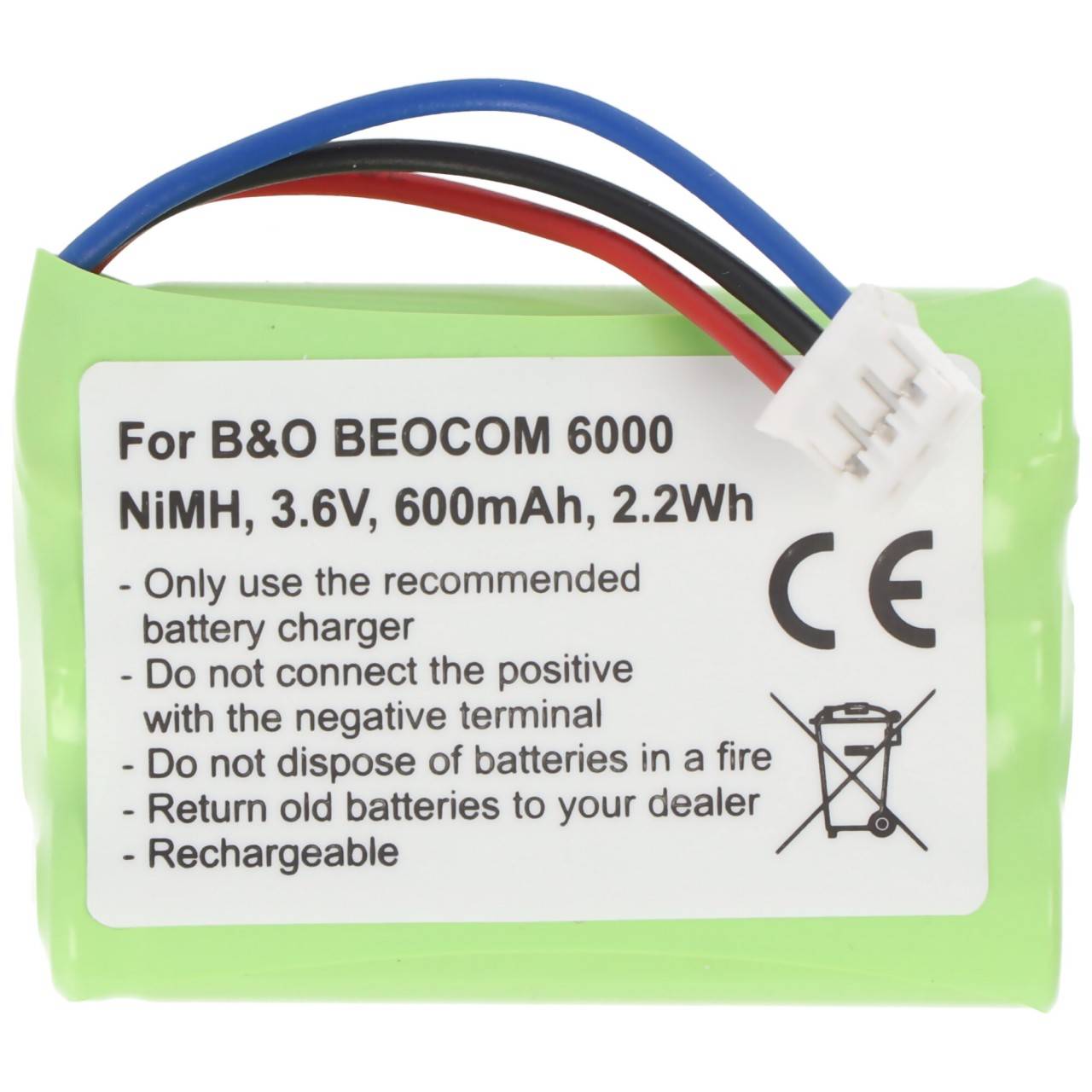 Batterie AccuCell pour BANG & OLUFSEN M6000, Beocom M6000-0
