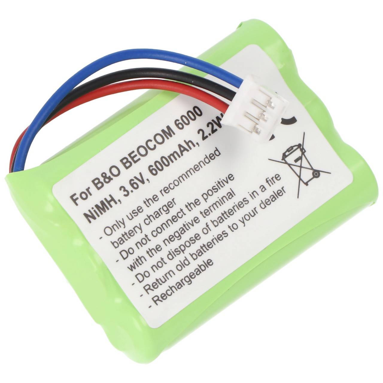 Batterie AccuCell pour BANG & OLUFSEN M6000, Beocom M6000-1