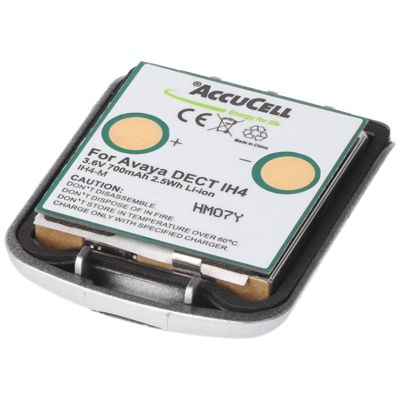 Batterie compatible pour la batterie Li-ion Avaya DECT IH4 4.999.130.768 avec boîtier 3.6V 700mAh, Funkwerk DECT D4,...-3