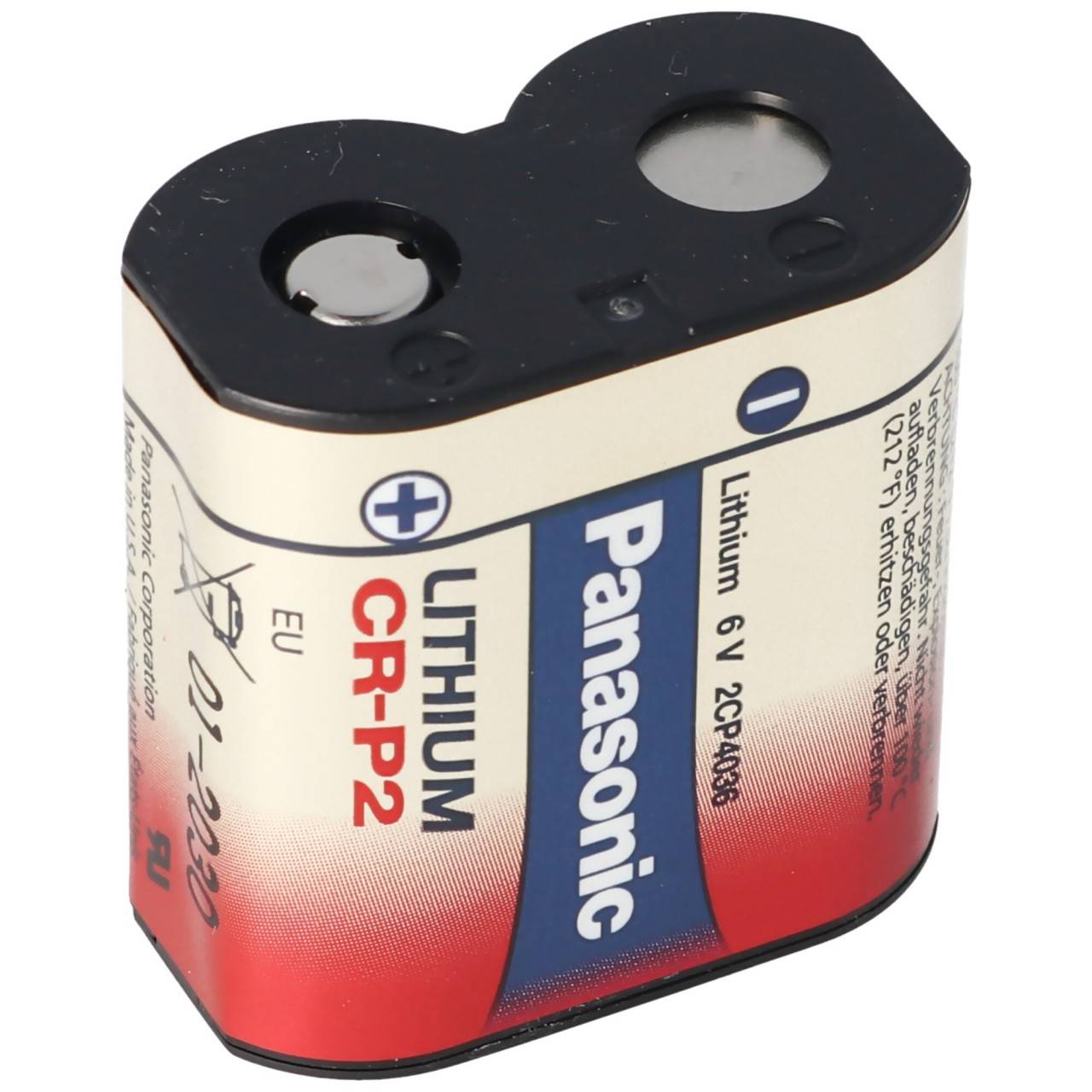 Panasonic CR-P2 Photo Batterie CR-P2P, CRP2P, CR-P2PEP, 6Volt-1