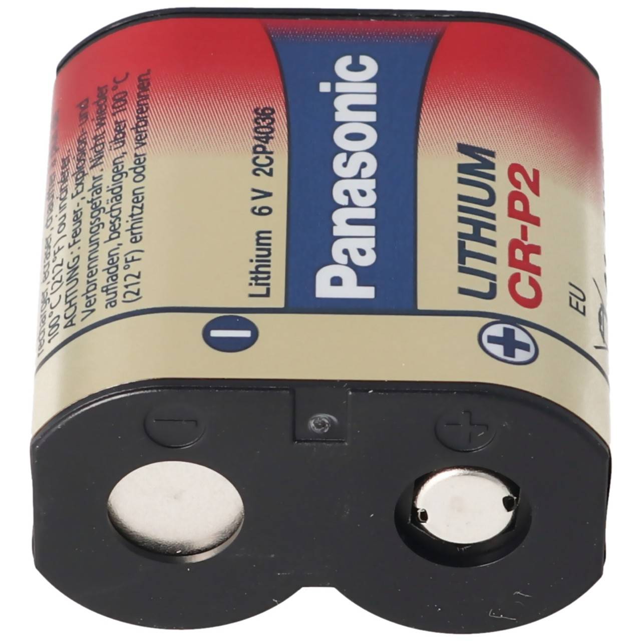 Panasonic CR-P2 Photo Batterie CR-P2P, CRP2P, CR-P2PEP, 6Volt-4