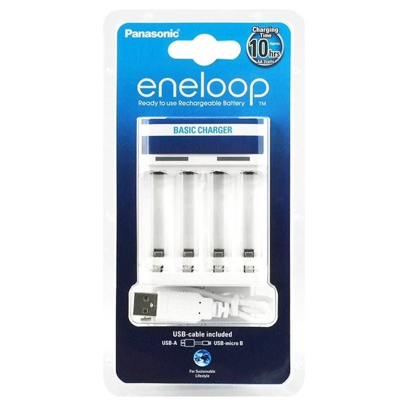 Panasonic BQ-CC61 Chargeur de piles rondes NiMH LR03 (AAA), LR6 (AA)-1