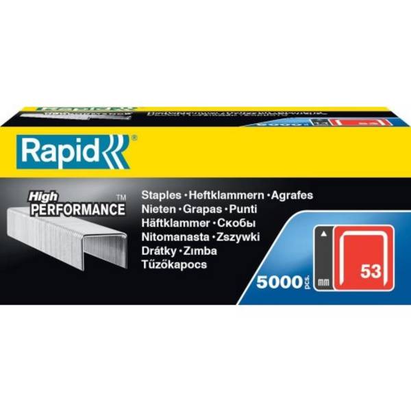 Agrafes Galva N°53 12mm Rapid Agrafes Galvanisées Robustes Pour Usage Polyvalent - Rapid