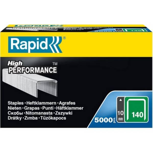 Agrafes Rapid 140/14mm Galva Fixation Robuste Galvanisée - Rapid