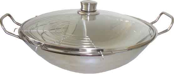 Wok Avec Couvercle Verre Bosch hez390090-0