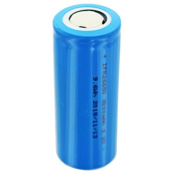IFR26650 Batterie LiFePO4 (phosphate de fer au lithium) 3,3V - 3,3V 3000mAh