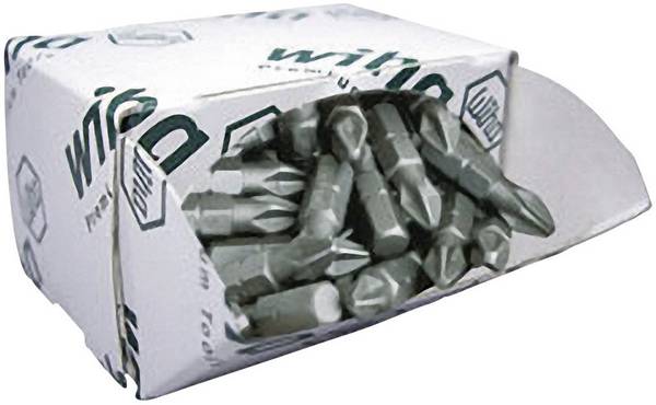 Embout cruciforme PH 2 Wiha 7929002 Acier Chrome-Vanadium trempé Forme (embouts): C 6.3 50 pc(s)