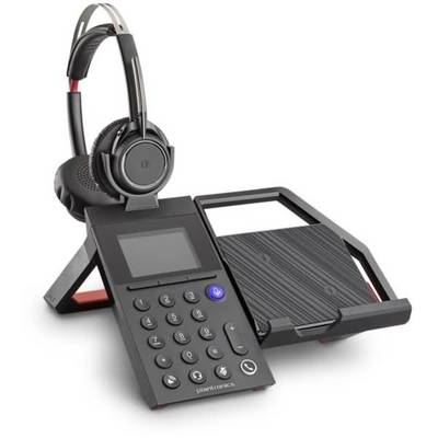Plantronics Poly ELARA 60 Micro-casque supra-auriculaire Bluetooth noir mise en sourdine du microphone téléphone-0
